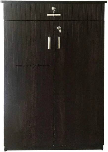 CASPIAN Wooden Multipurpose/ shoe Cabinet with door & Drawer of 4 to 6 Pairs Engineered Wood Shoe Rack