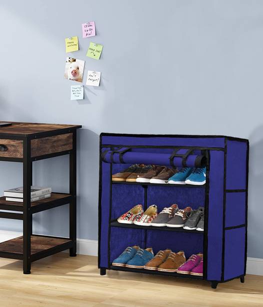 KOnline B_BLUE Metal Shoe Rack