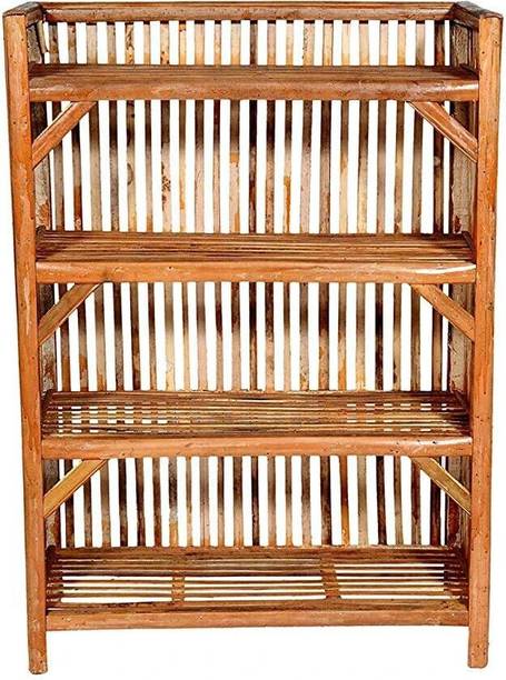 CRAFTCANE Bamboo books,shoe,multipurpose rack Bamboo Collapsible Shoe Stand