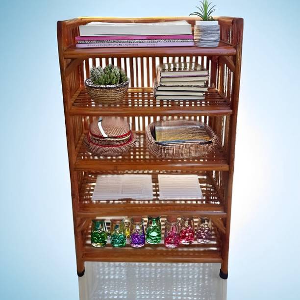 UnrealMonk Bamboo Shoe Rack