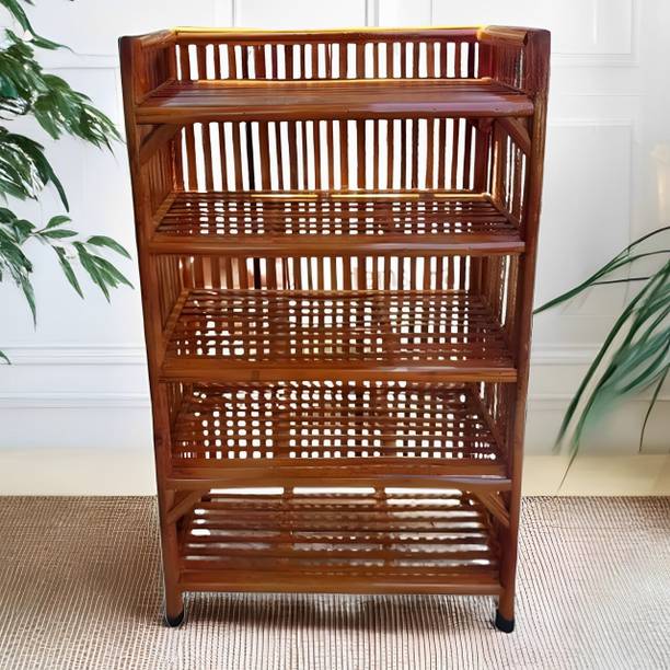 UnrealMonk Bamboo Shoe Rack