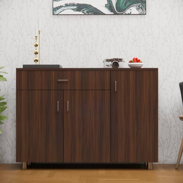 Flipkart Perfect Homes 3-Door with Spacious Drawer & Closed Storage with Free installation by Brand Engineered Wood Kitchen Cabinet