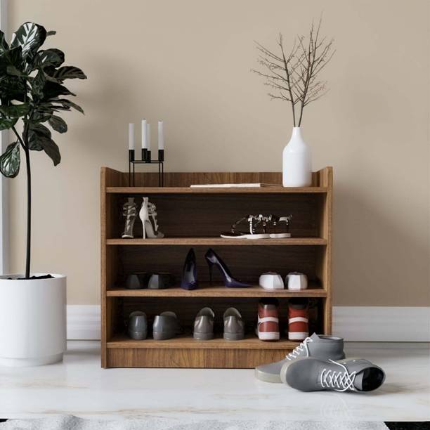 neuspace Hex Engineered Wood Shoe Rack