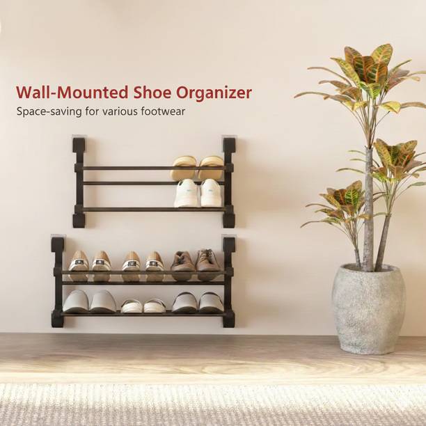Asmi FOLD-SHOE-70 Metal, Plastic Collapsible Shoe Stand