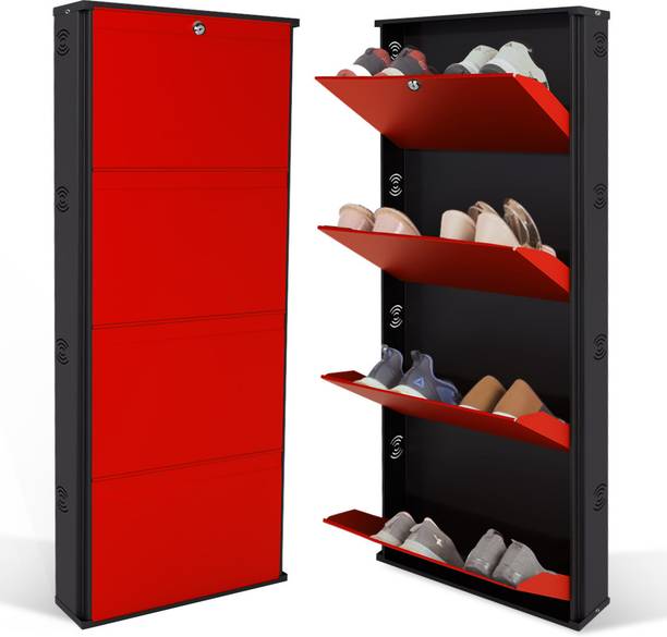 Jaimini Jaimini Wall Mounted Shoe Rack | Stylish Metal Shoe Rack | Shoe Organizer Metal Shoe Rack