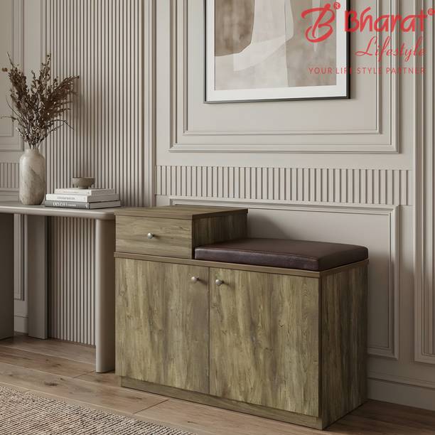 Bharat Lifestyle Earth Engineered Wood Shoe Rack
