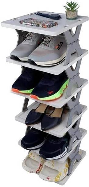 STELITE Shoe Rack,Adjust Rack,Tower Rack Shoes Home Slippers Shelf Organizer Plastic Shoe Rack
