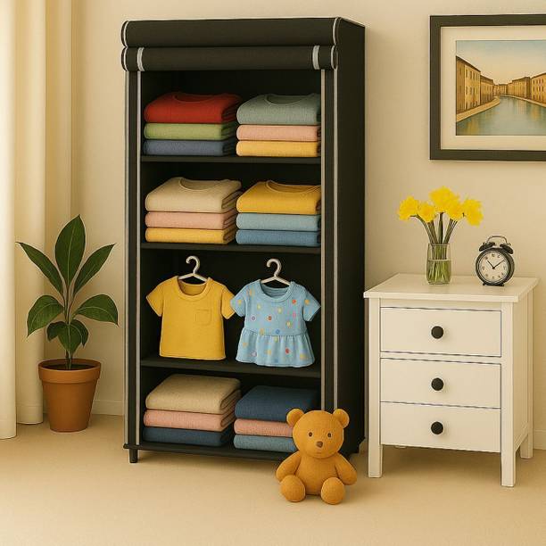 SKEDIZ NextZen 4-Layer Multipurpose Shoe, Cloth & Book Plastic Collapsible Shoe Stand