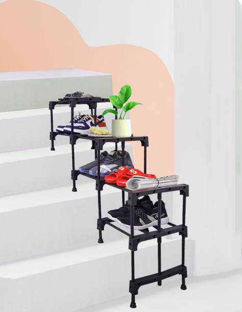 URBAN CHOICE Stair Collapsible Shoe Stand Metal Collapsible Shoe Stand