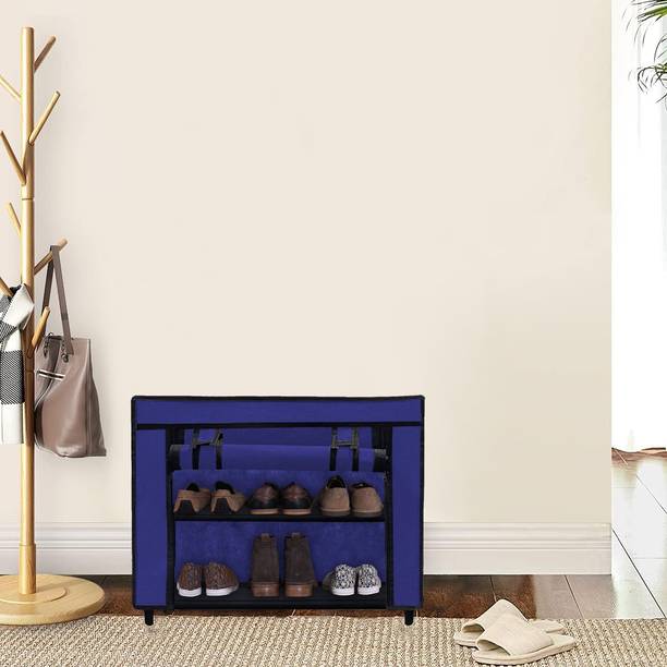 KOnline A_BLUE Metal Shoe Rack