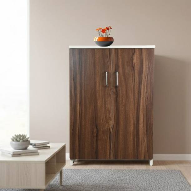 SPECIALITY PANELS 2 Doors with 4 Shelfs Multipurpose Cabinet with Termite Resistance Engineered Wood Kitchen Cabinet