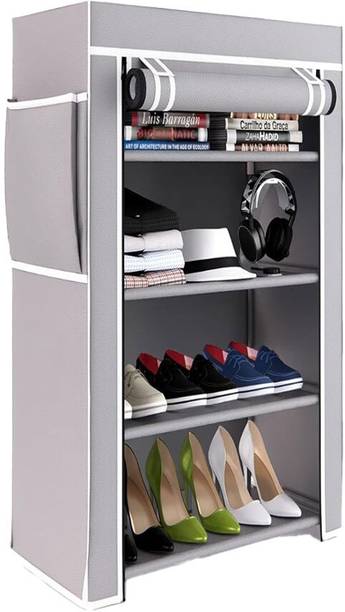 QURACK Shoe Rack Stand for Home Multipurpose Storage Organizer Plastic Shoe Stand
