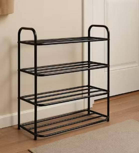 VITALFORCE 4 LAYER METAL SHOE RACK Metal Shoe Stand