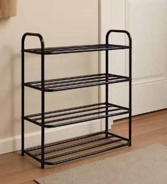 VITALFORCE 4 LAYER METAL SHOE RACK Metal Shoe Stand