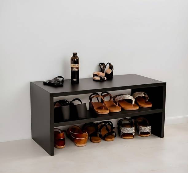 NP HANDICRAFTS Multipurpose Open Shoe Rack for Storage Organizer Portable Kitchen Engineered Wood Shoe Rack