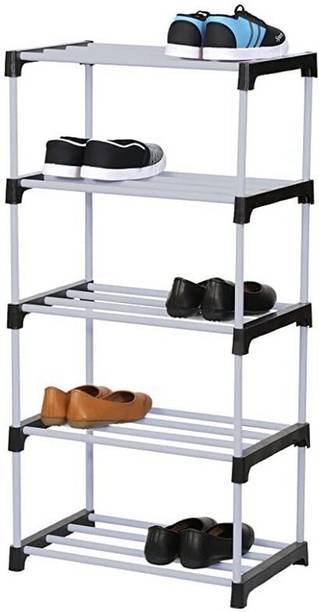 girja Multipurpose Layer shoe rack/book shelf/Wardrobe Heavy Material PVC Plastic Shoe Stand
