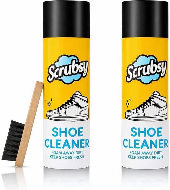 Scrubsy Shoe Cleaning Kit - Shoe Cleaner - Foam-Based Sneaker Cleaner for All Shoes Shiner