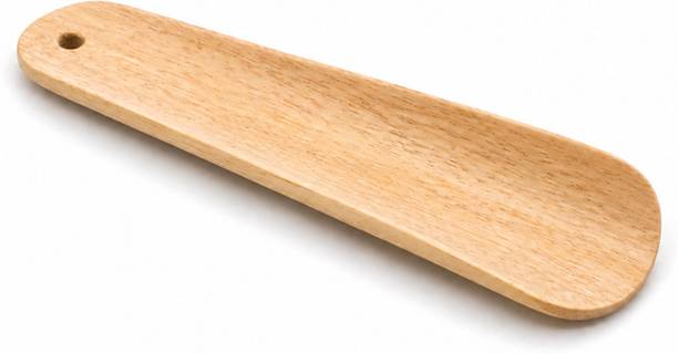 Sheppits Premium 6 inches Wooden Shoe Horn - Smooth Textured Finish Shoe Horn Shoe Tree