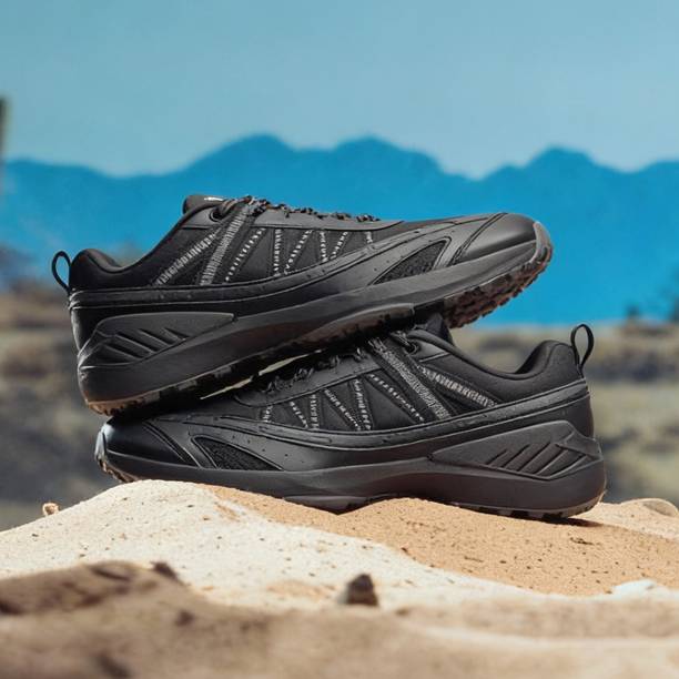 Everest-06 Men Trekking Shoes with High Grip Sole & Breathable Knit Upper Outdoors For Men