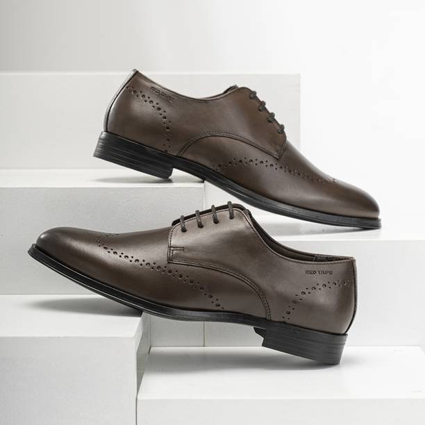 Red tape genuine leather derby shoes new arrivals