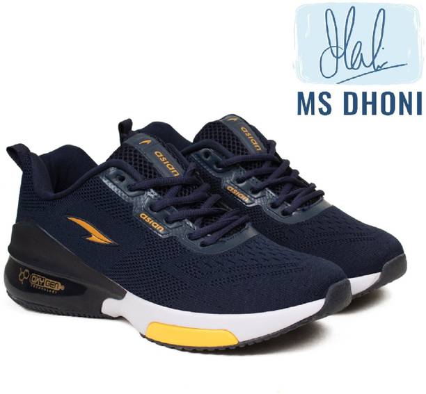 Oxygen-01 navy Running shoes dual capsule technology for boys | sports shoes for men | Latest Stylish Casual sneakers for men | Lace up lightweight shoes for running, walking, gym, trekking, hiking & party Running Shoes For Men