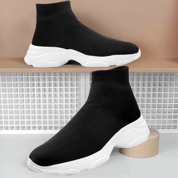 Baxxico Mens Lstest Socks slip-on Shoes Running Shoes For Men