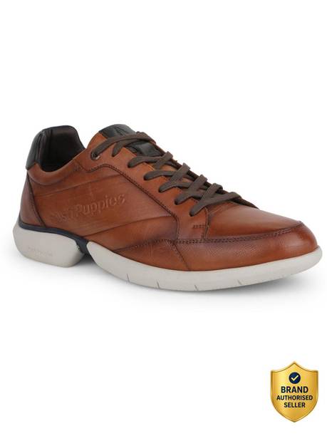 Hush Puppies Men Casual Lace Up Derby Shoes - Tan (10Uk) Derby For Men