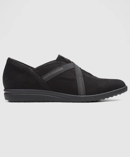 Tamzen Step Black Nubuck Casuals For Women