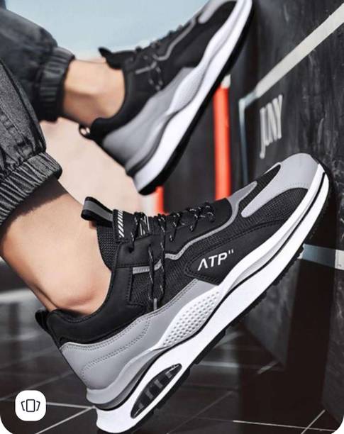 xedow Black Stylish Casual Sneakers For Men