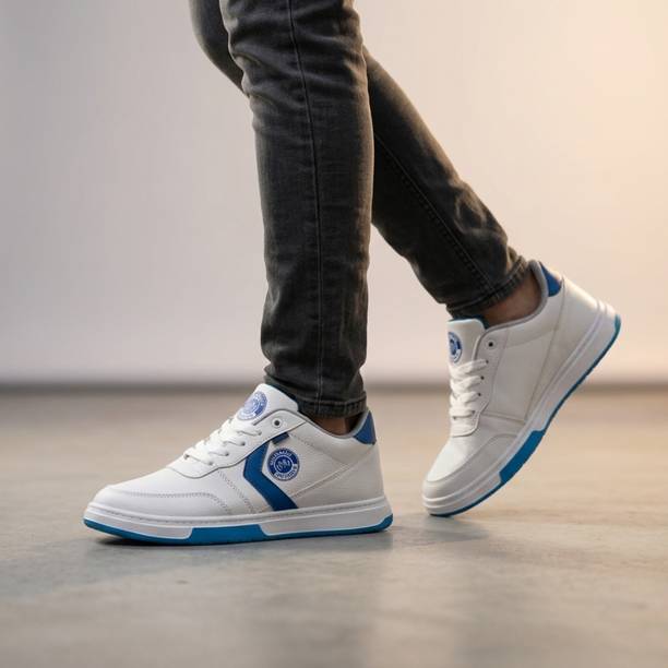 BALANSOLE Urban Ace White Blue Sneakers For Men