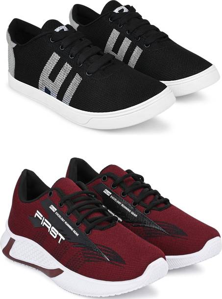 Combo Of 2 Shoes FK-565 & FK-Mcw145 Sneakers For Men