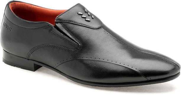The Tera Black Men Occasion Slip-on Ruosh Slip On For Men