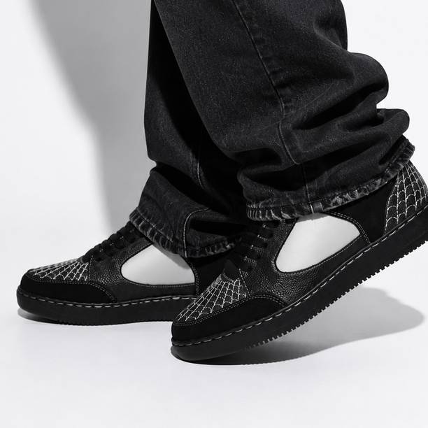 Nawfals comic inspired black spidy limited edition sneakers for men Sneakers For Men