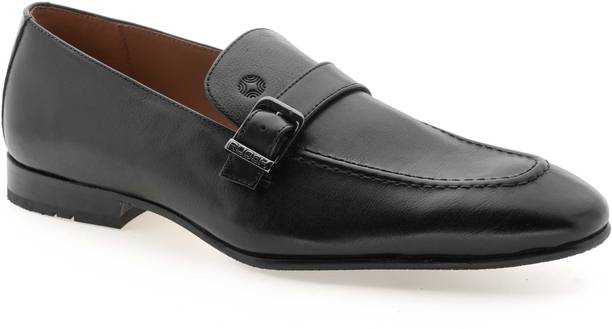 The Dante Black Men Formal Slip-On Ruosh Slip On For Men