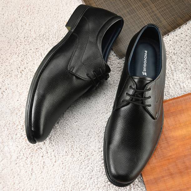 Provogue black formal shoes on sale