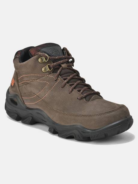 WOODLAND Lace Up Lightweight Breathable Comfortable Daily Use Casuals For Men Brown , 8