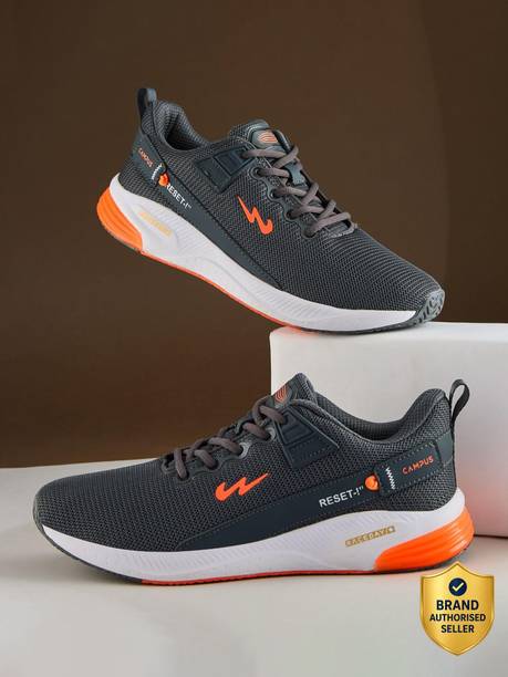 REFRESH PRO Men's Sports Shoes | Mesh Upper & Support-Tech Stability | Lace-Up Walking Shoes For Men