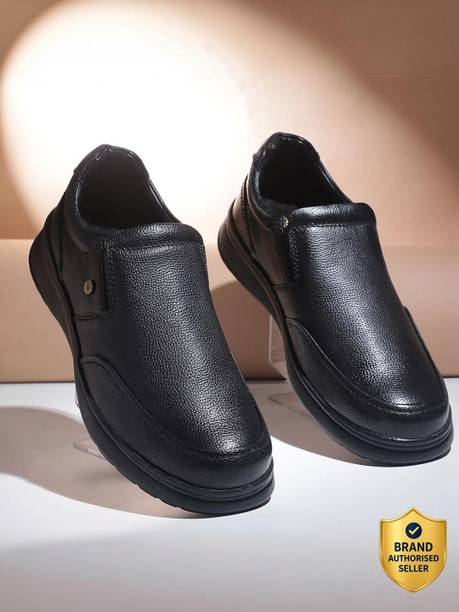 Fortune DEOX-1E Non Lacing Formal Shoes With Rubber Sole | Stylish & Comfortable Slip On For Men