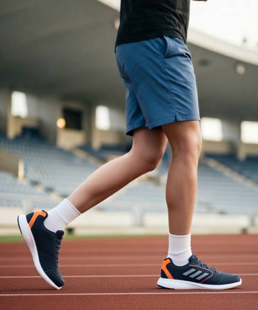 ADIDAS Fluento M Running Shoes For Men (Navy , 11)