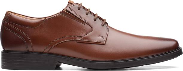 Clarkslite Low Tan Leather Casuals For Men