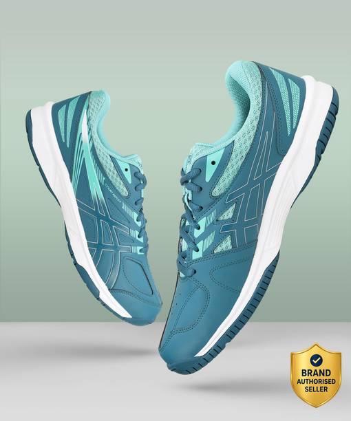 Asics COURT REFLEX Running Shoes For Men Green , 10
