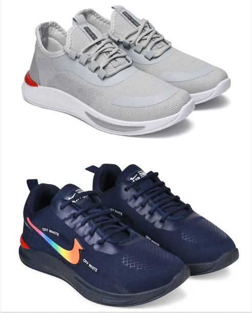 Combo Of 2 Shoes FK-434 & FK-NK-901 Running Shoes For Men
