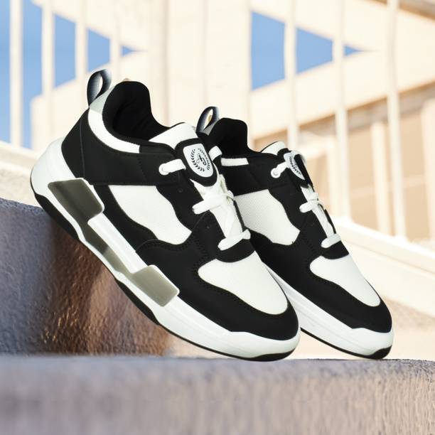 AJANTA Men Textured Urban Wear Colored Casual Sneakers Sneaker...