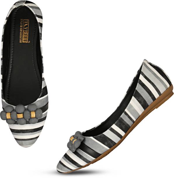 Tryfeet Women Ravishing Colorblock Flat Pointed Ballerinas Bellies Sandal