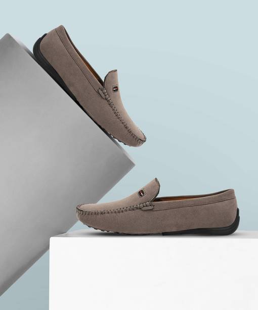 Classic Suede Footwear Loafers For Men