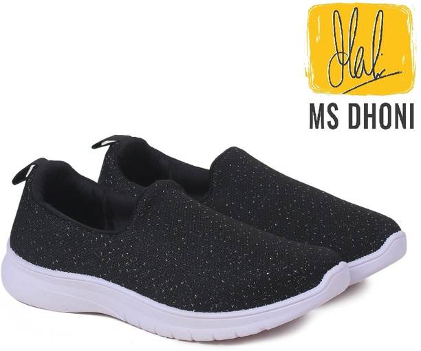 Melody-71 Black Sports,Slip-On,Training,Gym, Slip On Sneakers For Women