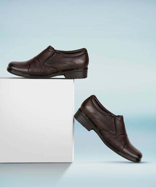 Men's Extra Comfort Formal Leather Shoes Slip On For Men