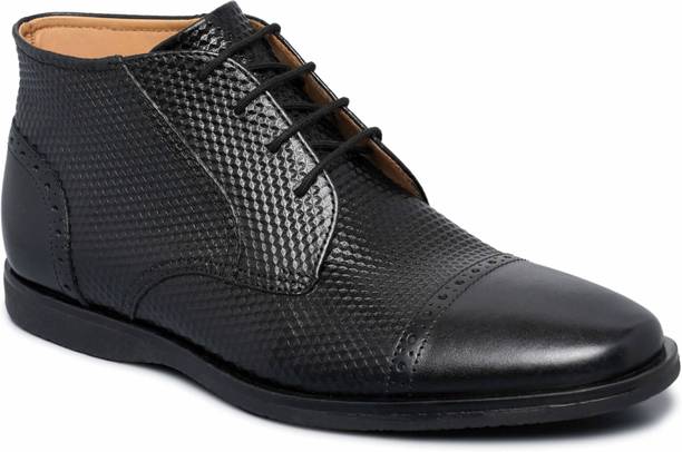Men Casual Lace Up Boot Boat Shoes For Men