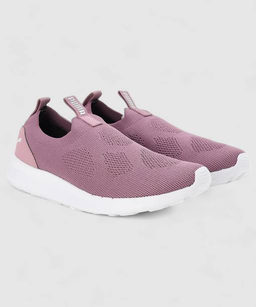 Puma Dynamite Wns Slip-on Walking Shoes For Women (Purple , 4)