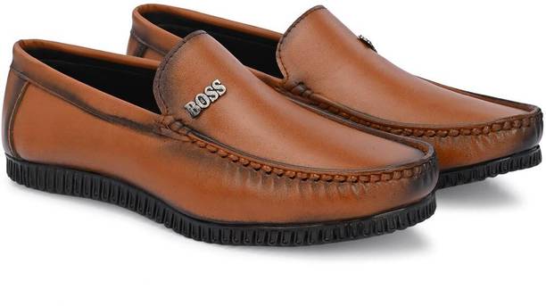 Classic Leather Loafer Shoe Slip On For Men